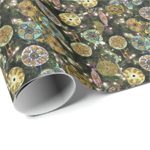 Christmas ornaments Glossy Wrapping Paper, 30"x 6' Wrapping Paper