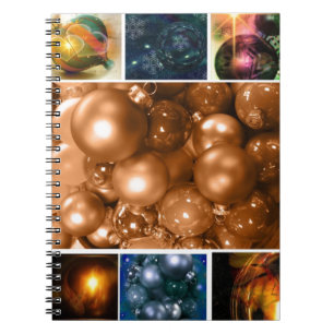 Christmas Ornaments Holiday Tree Destiny Gifts Notebook
