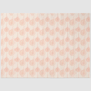 Christmas Ornaments Light Orange Christmas Tissue Paper