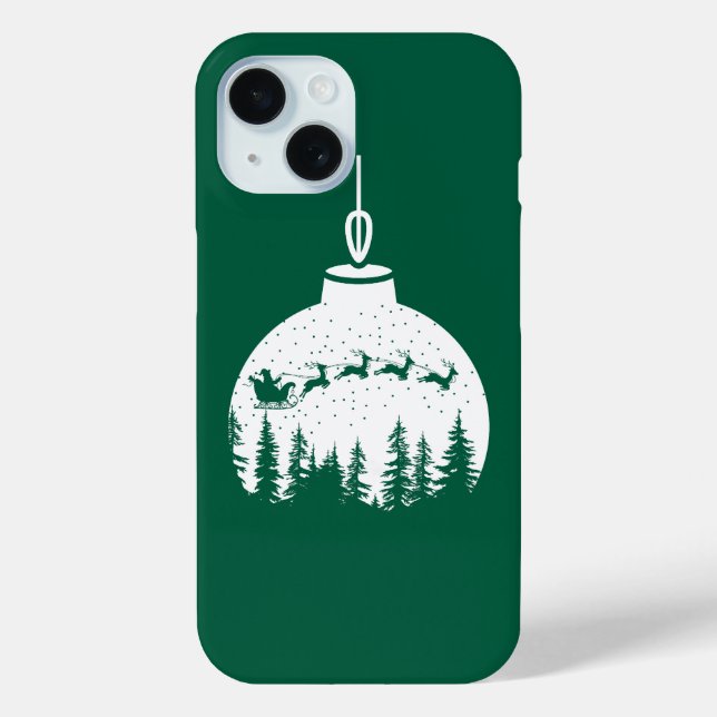 Christmas ornaments phone case  (Back)
