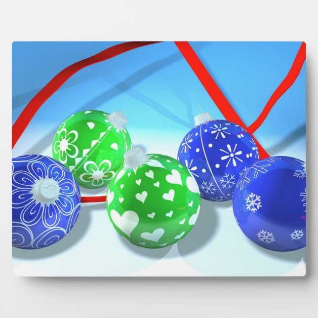Christmas ornaments plaque (Front)