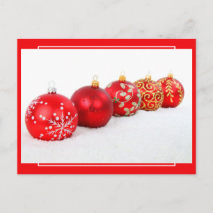 Christmas Ornaments Postcard
