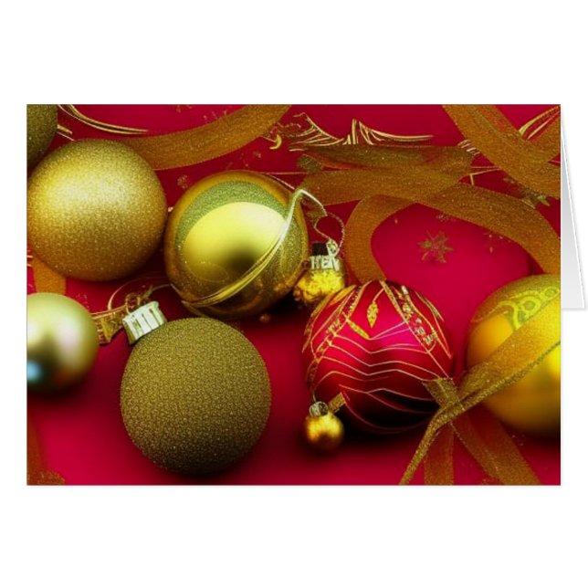 Christmas Ornaments Red Velvet (Front Horizontal)