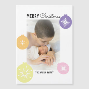  Christmas Ornaments Snowflakes Photo Holiday 