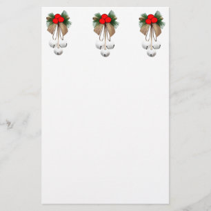 Christmas Ornaments Stationery Paper