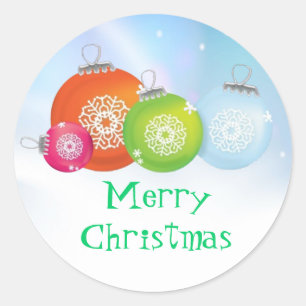 Christmas Ornaments Stickers