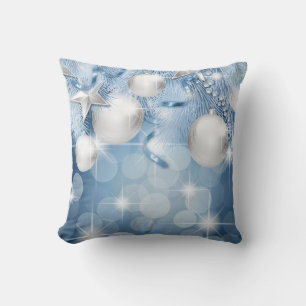 Christmas Ornaments Throw Pillow