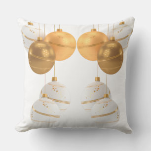 Christmas Ornaments Throw Pillow