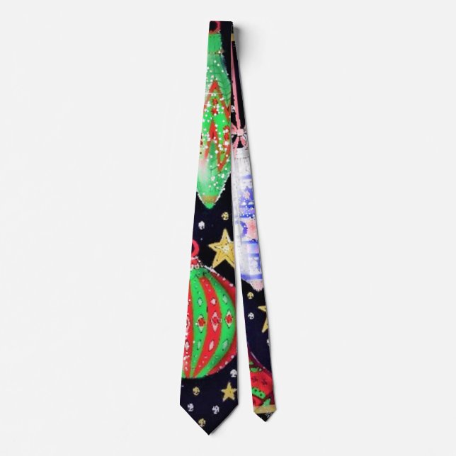 Christmas Ornaments Tie (Front)