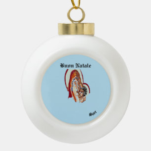 Christmas Ornaments : Virgin Mary With Christ 