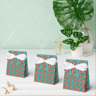 Christmas ornaments with 2 colours favor box