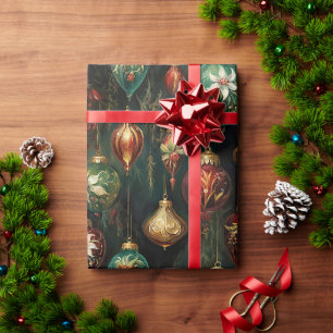 Christmas Ornaments Wrapping Paper