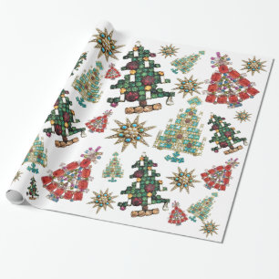 Christmas Ornaments Wrapping Paper