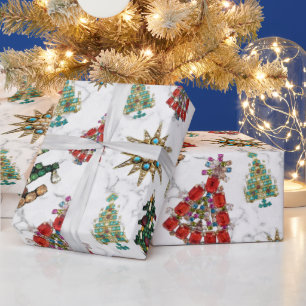 Christmas Ornaments Wrapping Paper
