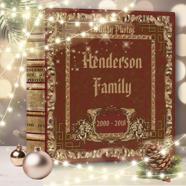 Christmas Ornate Holiday Photo Binder (Creator Uploaded)