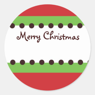 Christmas Orniment Gift Sticker