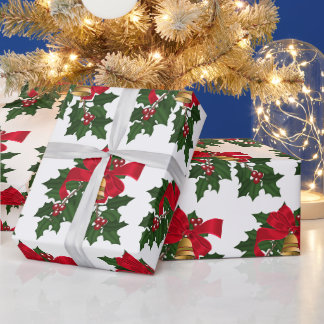 Christmas Ortnament Pattern Wrapping Paper