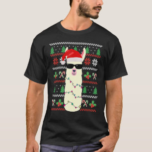 Christmas Outfit Ugly Christmas Lama Christmas T-Shirt
