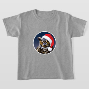 Christmas Owl - Kids' Basic T-Shirt