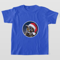 Christmas Owl - Kids' Basic T-Shirt