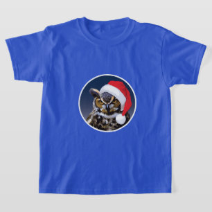 Christmas Owl - Kids' Basic T-Shirt