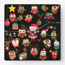 Christmas Owl Pattern