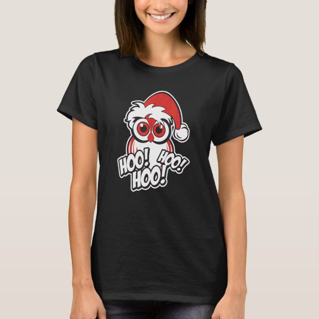 Christmas Owl T-Shirt (Front)