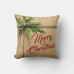 “Christmas Package”  Throw Pillow