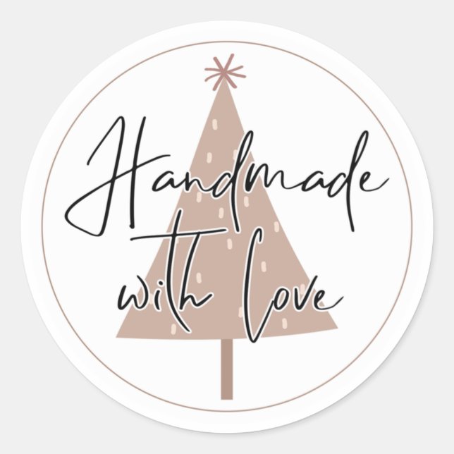 Christmas Packaging Stickers for Handmade Business (Front)