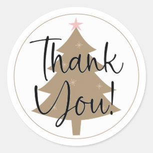 Christmas Packaging Stickers, Thank You Stickers