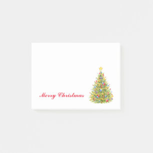 Christmas Pads Post-it Notes Holiday Tree