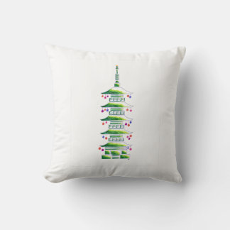 Christmas Pagoda Accent Pillow