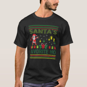 Christmas pajamas   Don't Stop Believin Santa Kids T-Shirt