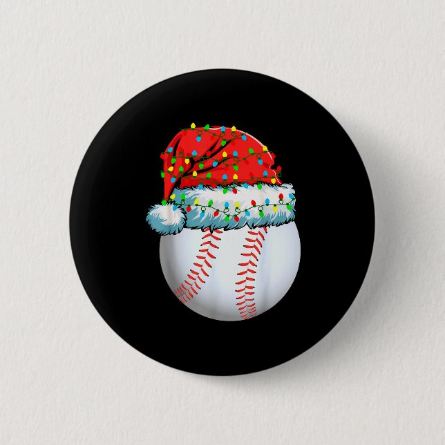 Christmas Pajamas Family Matching Baseball Men Wom 2 Inch Round Button (Front)