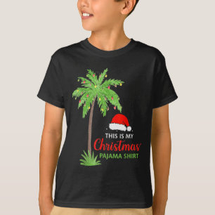 Christmas Palm Tree This Is My Christmas Pajama Xm T-Shirt