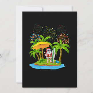 Christmas Palm Tree Tropical Xmas Lights Save The Date