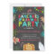 Christmas Pancake and Pyjamas birthday invitation