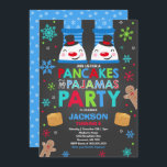 Christmas Pancakes And Pyjamas Invitation Snowman<br><div class="desc">Christmas Pancakes And Pyjamas Invitation. 
All designs are © PIXEL PERFECTION PARTY LTD</div>