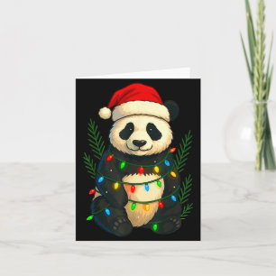 Christmas Panda Card
