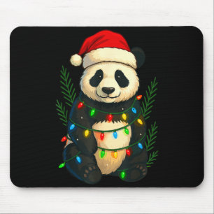Christmas Panda Mouse Pad