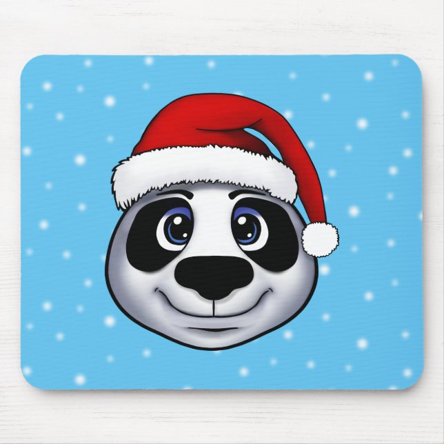 Christmas Panda Mouse Pad (Front)