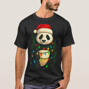 Christmas Panda  T-Shirt