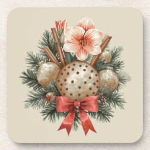 Christmas Panettone Arrangement Coaster