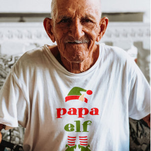 CHRISTMAS PAPA PAPA ELF T-SHIRTS T-SHIRT