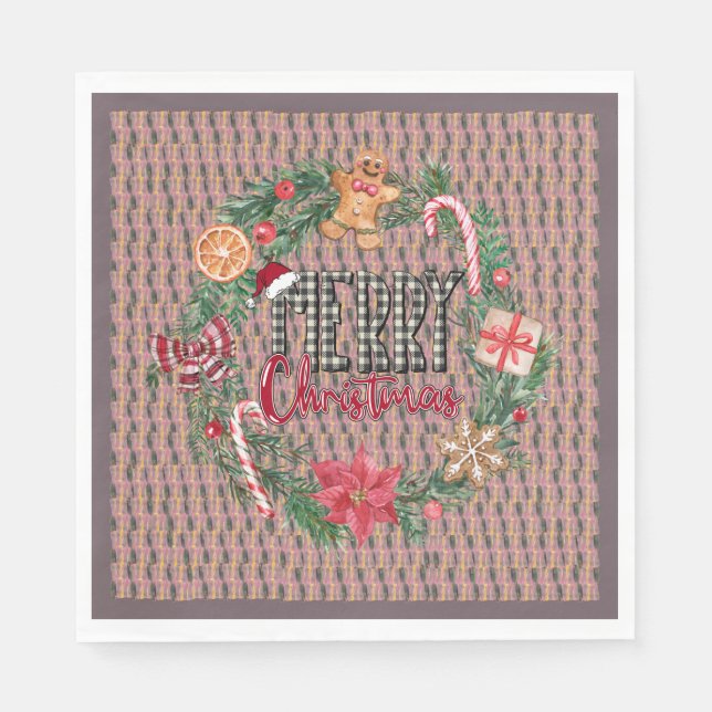 Christmas Paper Napkin (Front)