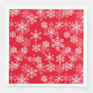Christmas Paper Napkins-Snowflakes Paper Dinner Na Napkin