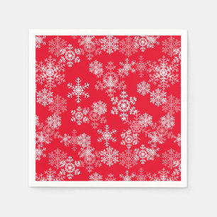 Christmas Paper Napkins-Snowflakes Paper Napkins