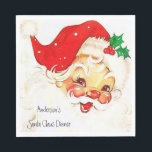 Christmas Paper Napkins, Vintage Santa Napkins<br><div class="desc">Christmas Paper Napkins Something for everyone offers customized personalized items especially for you designed to enhance the beauty of your home or a loved one. This uniquely designed Christmas circle ornament will impress your friends and family. People enjoy drinking their favourite hot chocolate or coffee in this unique Christmas mug....</div>