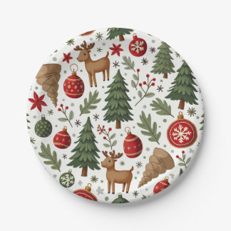 Christmas Paper Party Plate