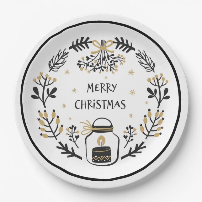Christmas Paper Plate (Front)